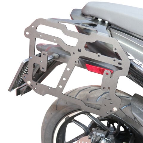 GP Kompozit Bajaj Dominar 250 / 400 2020-2026 Uyumlu Yan Çanta Demiri Siyah
