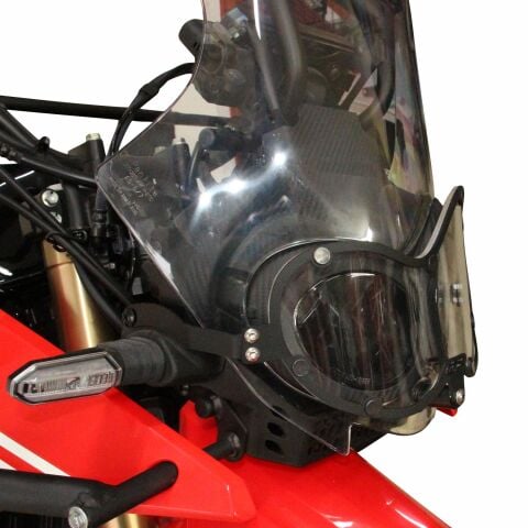 GP Kompozit Honda CRF250 Rally / CRF300 Rally 2017-2025 Uyumlu Far Koruma Siyah