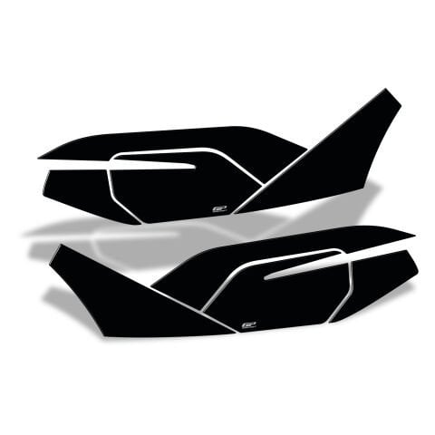 GP Kompozit Honda PCX 125 2021-2024 Uyumlu Yan Alt Ayak Pad Siyah