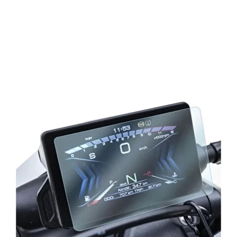GP Kompozit Zontes ZT250T-E 2024-2026 Uyumlu Motosiklet Ekran Koruyucu Şeffaf