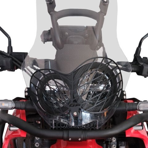 GP Kompozit Honda CRF250 Rally / CRF300 Rally 2017-2025 Uyumlu Alüminyum Far Koruma Siyah