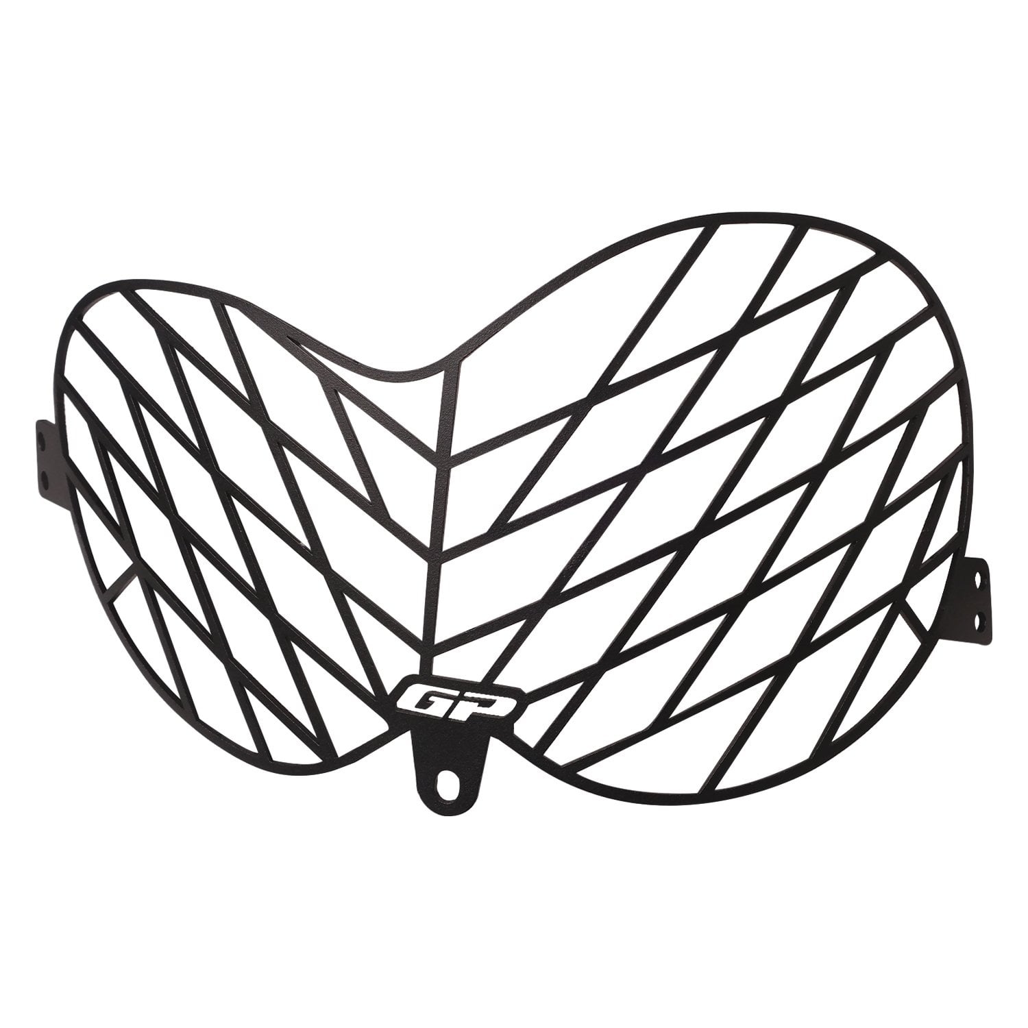 GP Kompozit Honda CRF250 Rally / CRF300 Rally 2017-2025 Uyumlu Alüminyum Far Koruma Siyah