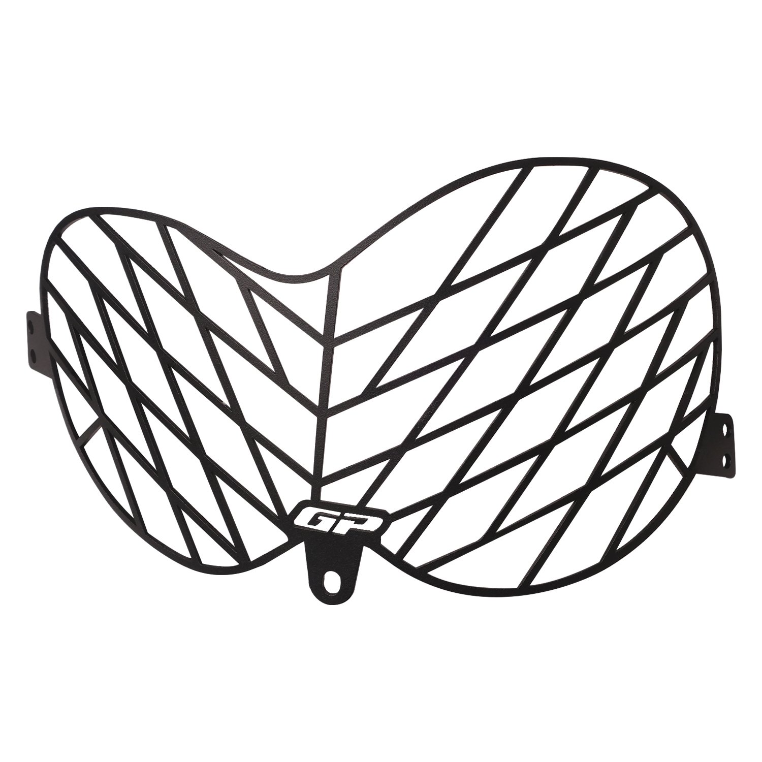 GP Kompozit Honda CRF250 Rally / CRF300 Rally 2017-2025 Uyumlu Alüminyum Far Koruma Siyah