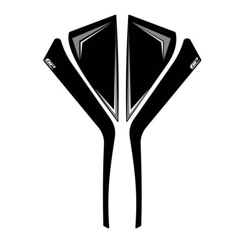 GP Kompozit Honda PCX 125 / 150 2025 Uyumlu Yan Pad Gri