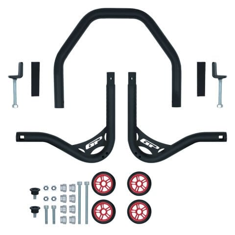 GP Kompozit Universal Sökülebilir Arka Kaldırma Sehpası Maşadan Siyah