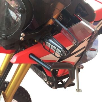 GP Kompozit Honda CRF250 Rally 2017-2020 Uyumlu Sinyal Koruma Siyah