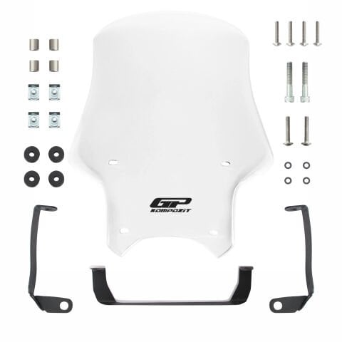 GP Kompozit CF Moto 250 NK 2023-2025 Uyumlu Ön Cam Şeffaf