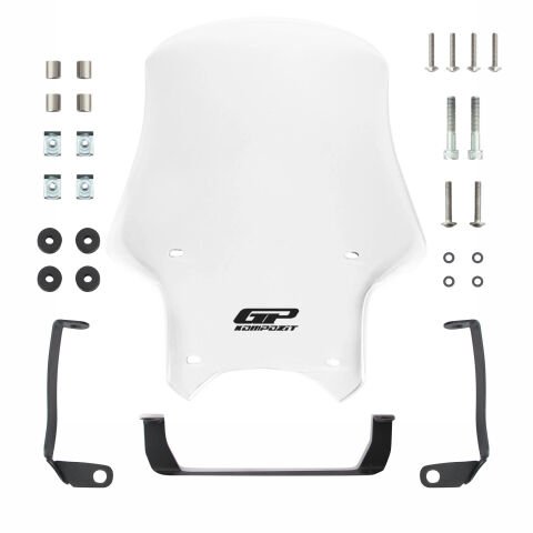 GP Kompozit CF Moto 250 NK 2023-2026 Uyumlu Ön Cam Şeffaf