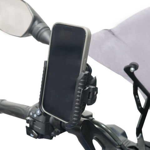 GP Kompozit TTR09 Universal Ayna Bağlantılı Titreşim Modüllü Telefon Tutucu Siyah