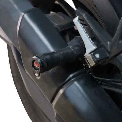 GP Kompozit TVS Apache RTR 200 2022-2024 Uyumlu Egzoz Koruma Takozu Siyah