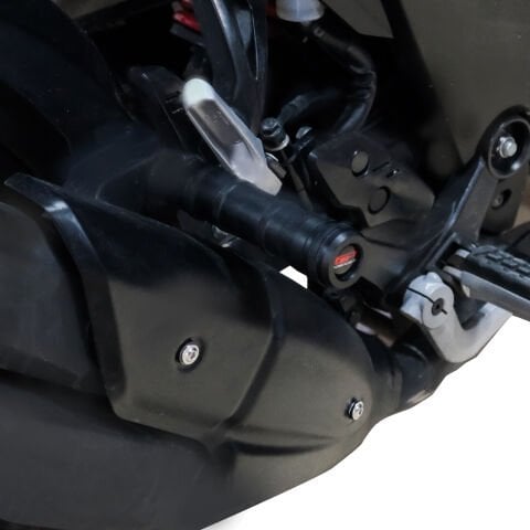 GP Kompozit TVS Apache RTR 200 2022-2024 Uyumlu Egzoz Koruma Takozu Siyah