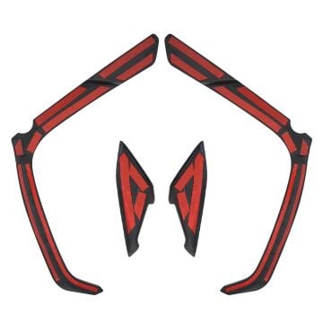 GP Kompozit Yamaha NMAX 125-155 2021-2024 Uyumlu Bacak ve Sele Altı Grenaj Koruma Seti Siyah