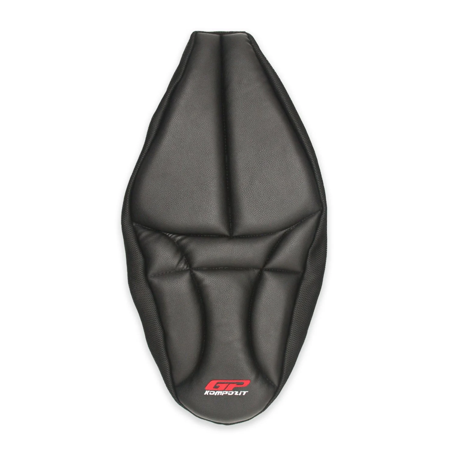 GP Kompozit SYM ADX 125 2023-2024 Uyumlu Fileli Motosiklet Konfor Sele Kılıfı Siyah