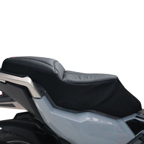 GP Kompozit SYM ADX 125 2023-2024 Uyumlu Fileli Motosiklet Konfor Sele Kılıfı Siyah