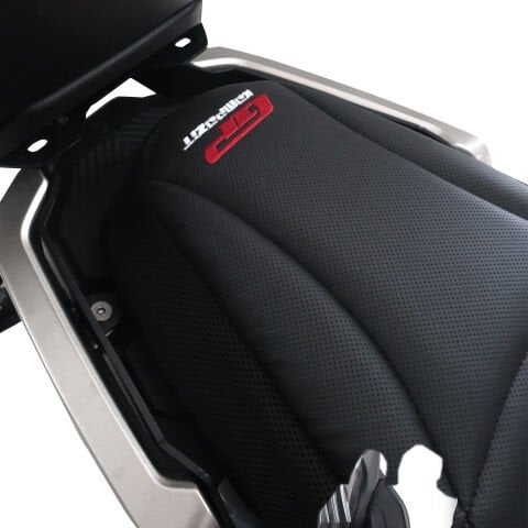 GP Kompozit SYM ADX 125 2023-2024 Uyumlu Fileli Motosiklet Konfor Sele Kılıfı Siyah