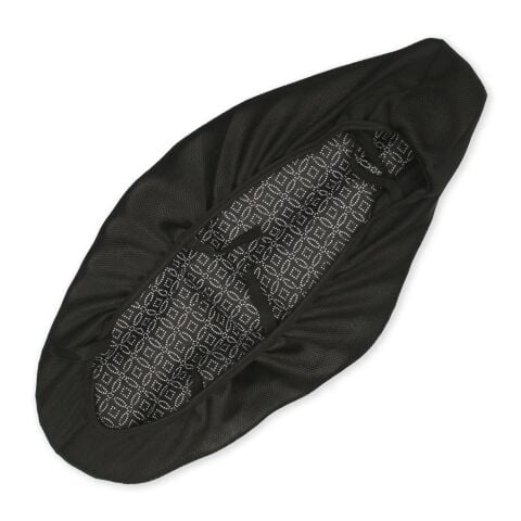 GP Kompozit SYM ADX 125 2023-2024 Uyumlu Fileli Motosiklet Konfor Sele Kılıfı Siyah