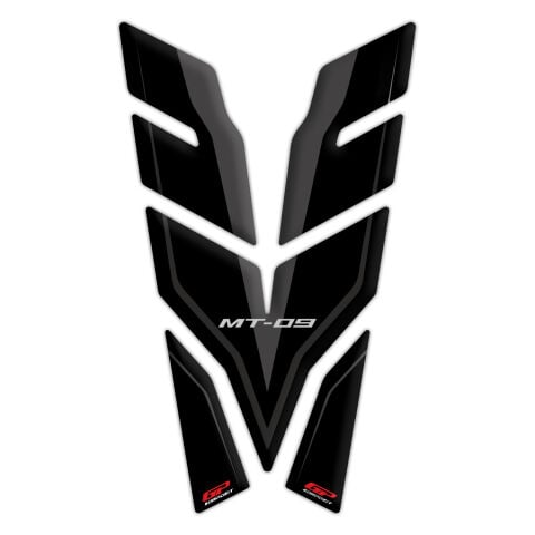 GP Kompozit Yamaha MT-09 2021-2023 Uyumlu Tank Pad Seti Siyah
