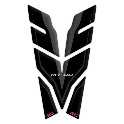 GP Kompozit Yamaha MT-09 2021-2023 Uyumlu Tank Pad Seti Siyah
