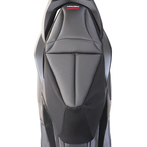 GP Kompozit Yamaha NMAX 125 / 155 2015-2026 Uyumlu Fileli Motosiklet Konfor Sele Kılıfı Siyah