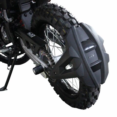 GP Kompozit Honda CRF250L / CRF250 Rally 2013-2025 Uyumlu Arka Çamur Sıyırıcı Siyah