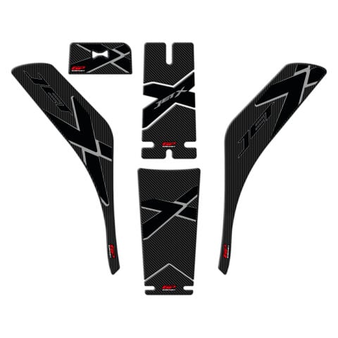 GP Kompozit SYM Jet X 125 2022-2025 Uyumlu Tank Pad Seti Karbon