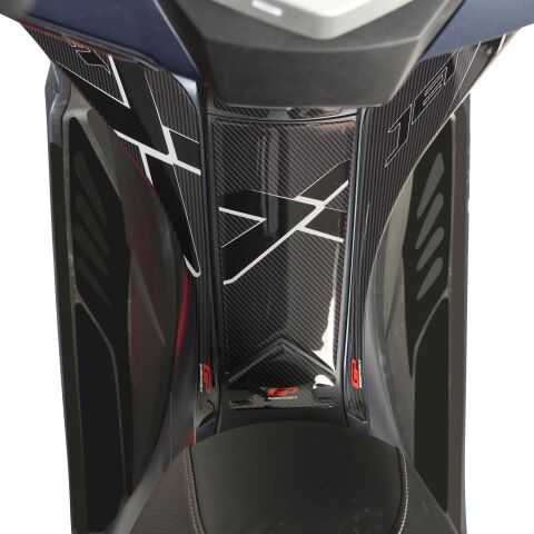 GP Kompozit SYM Jet X 125 2022-2025 Uyumlu Tank Pad Seti Karbon