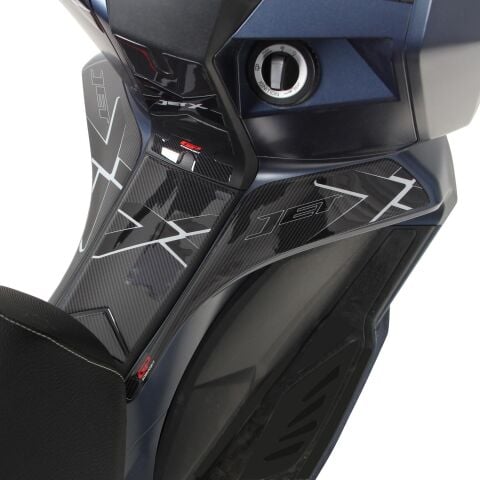 GP Kompozit SYM Jet X 125 2022-2025 Uyumlu Tank Pad Seti Karbon