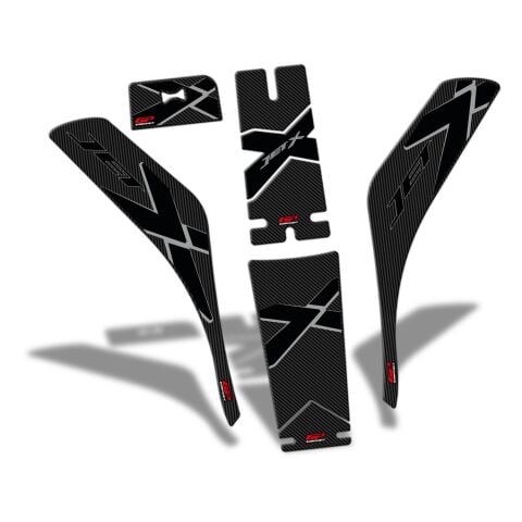 GP Kompozit SYM Jet X 125 2022-2025 Uyumlu Tank Pad Seti Karbon