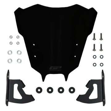 GP Kompozit Yamaha MT-09 2021-2023 Uyumlu Ön Cam Siyah