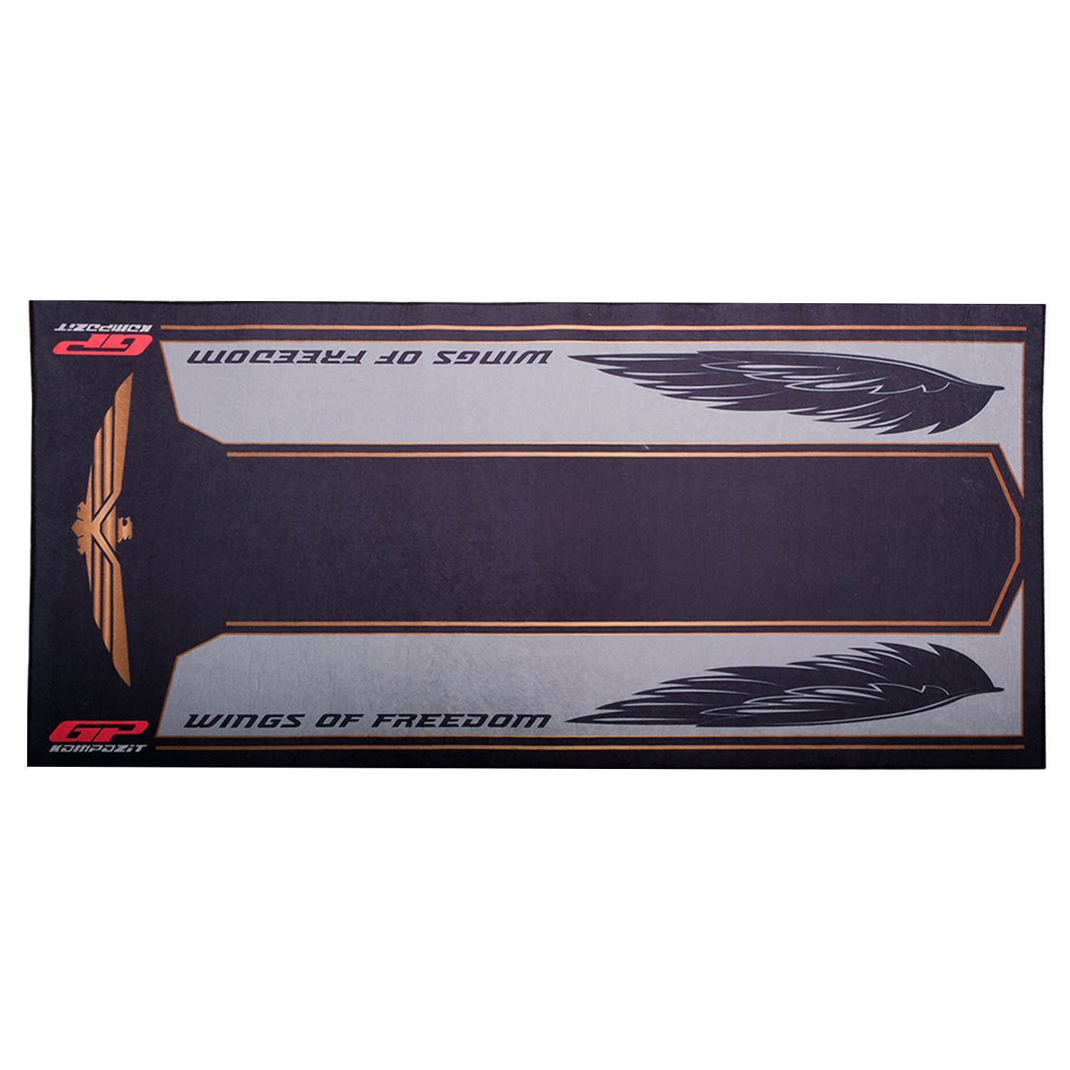 Gp Kompozit Honda Gold Wing B Model Motosiklet Halısı Siyah-Gri