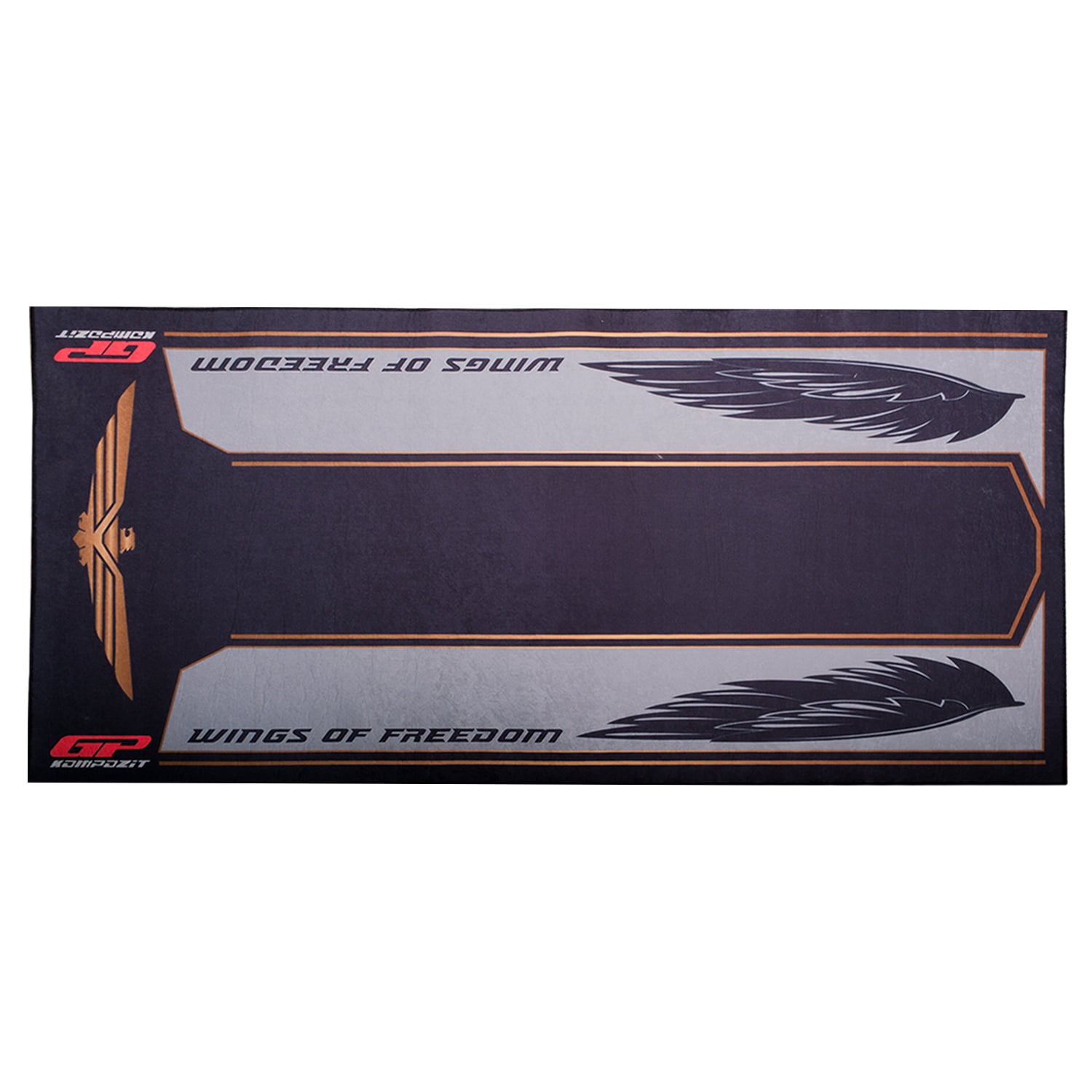 Gp Kompozit Honda Gold Wing B Model Motosiklet Halısı Siyah-Gri