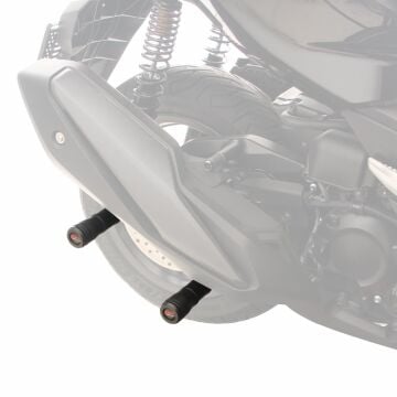 GP Kompozit Honda Forza 250 2018-2025 Uyumlu Egzoz Koruma Takozu Siyah
