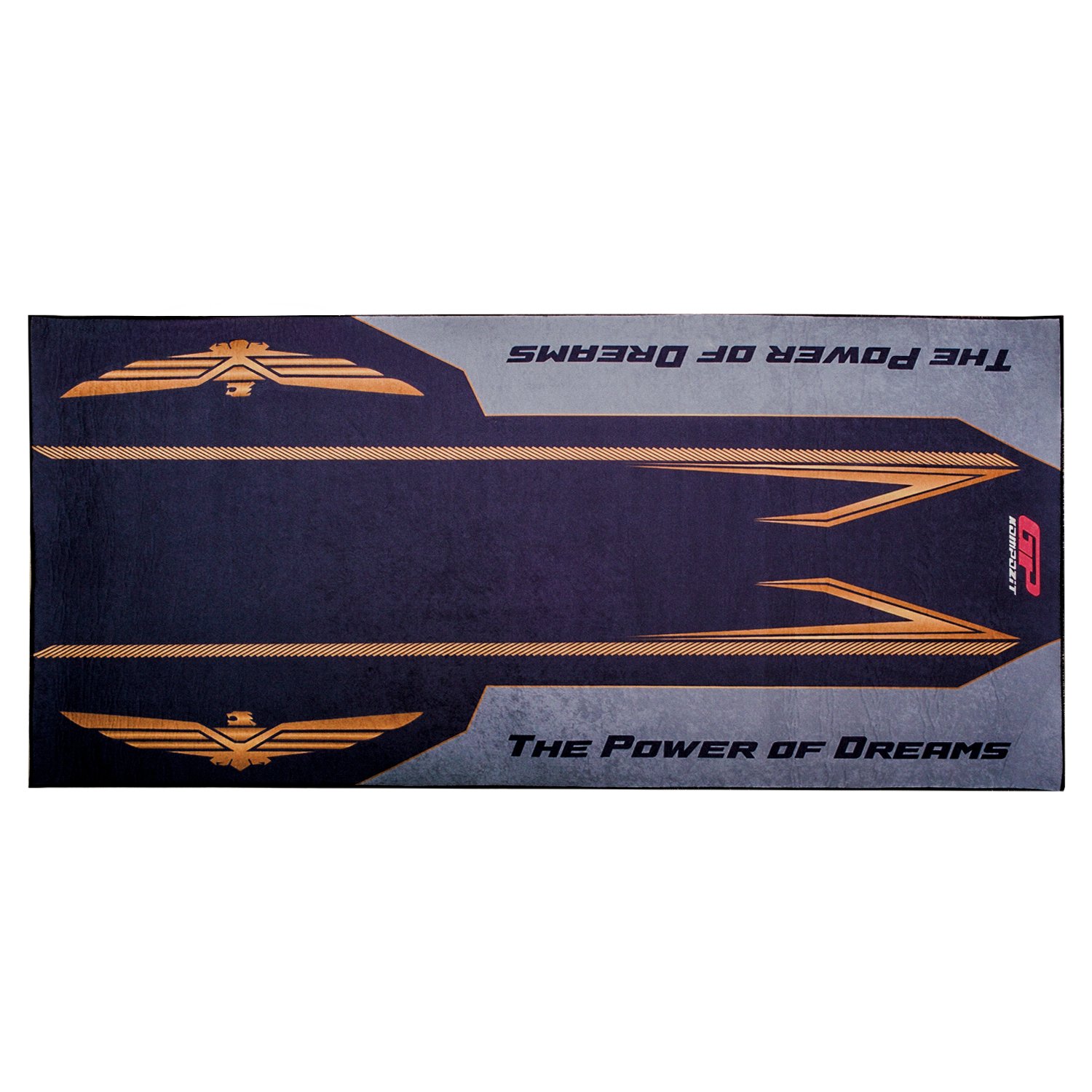 Gp Kompozit Honda Gold Wing A Model Motosiklet Halısı Siyah-Gri