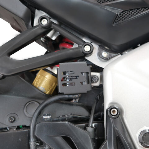 GP Kompozit Bajaj Pulsar NS 400 Z 2025-2026 Uyumlu Fren Rezervuarı Koruma Kapağı Siyah