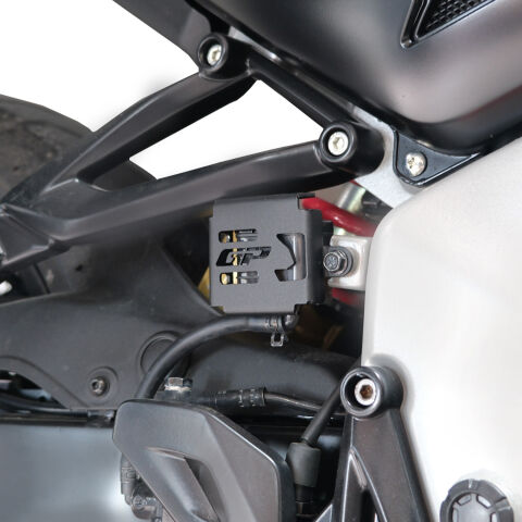 GP Kompozit Bajaj Pulsar NS 400 Z 2025-2026 Uyumlu Fren Rezervuarı Koruma Kapağı Siyah