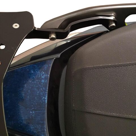 GP Kompozit Honda Forza 250 2018-2020 Uyumlu Arka Çanta Demiri Siyah