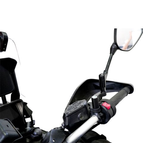 GP Kompozit CF Moto 800 MT 2022-2024 Uyumlu Ayna Genişletme Siyah