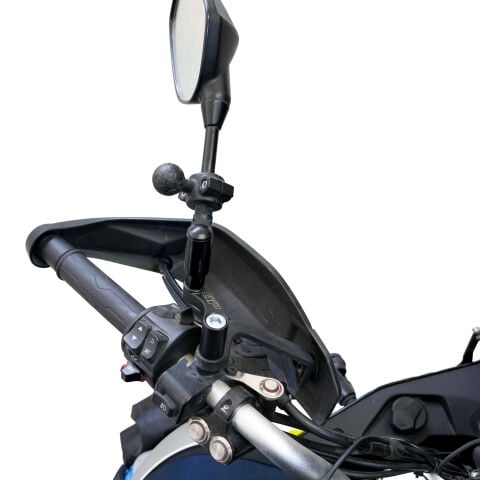 GP Kompozit CF Moto 800 MT 2022-2024 Uyumlu Ayna Genişletme Siyah