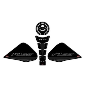 GP Kompozit Yamaha R25 2015-2018 Uyumlu Tank Pad Seti Siyah