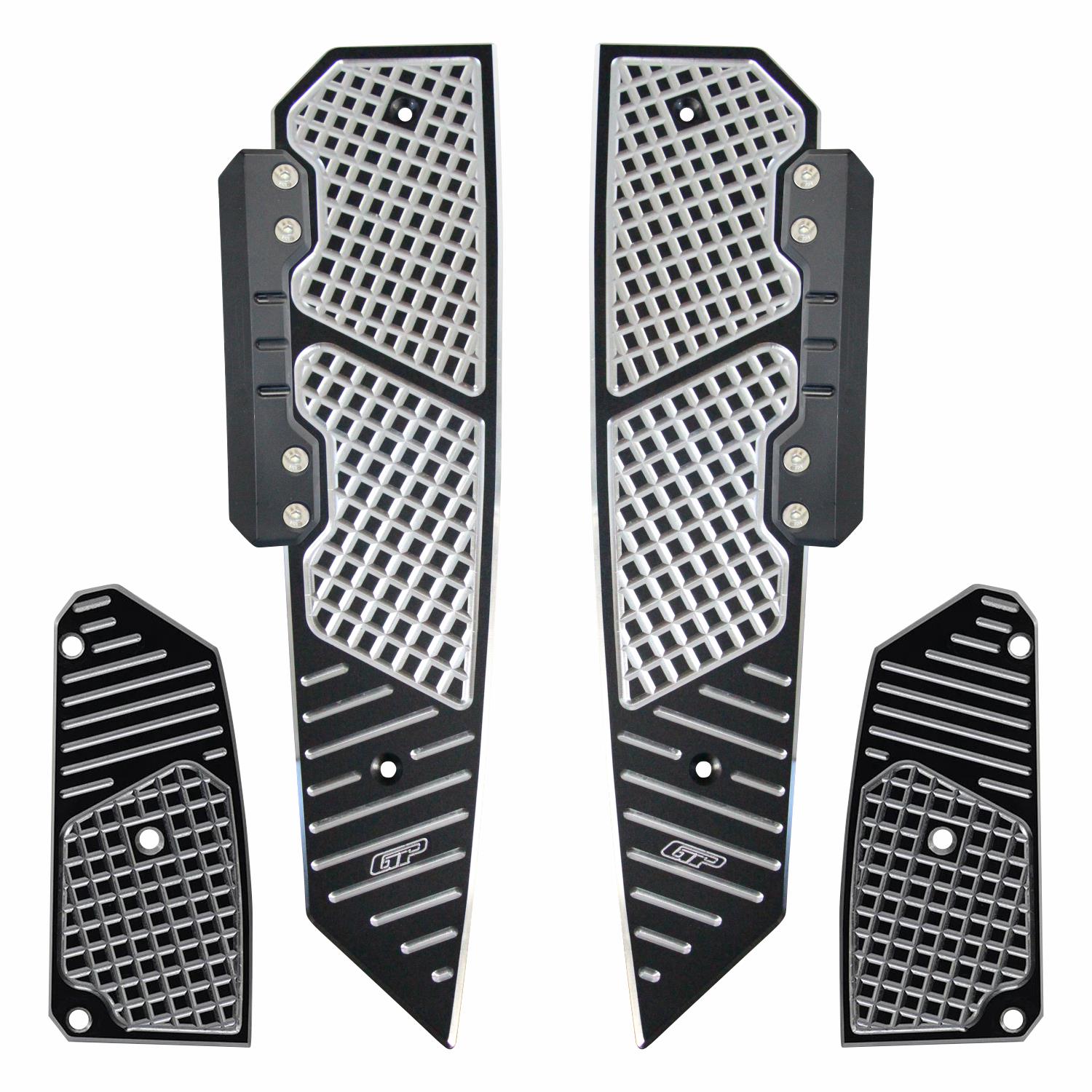 GP Kompozit Honda Forza 250 2018-2026 Uyumlu Basamak Alüminyum Gri