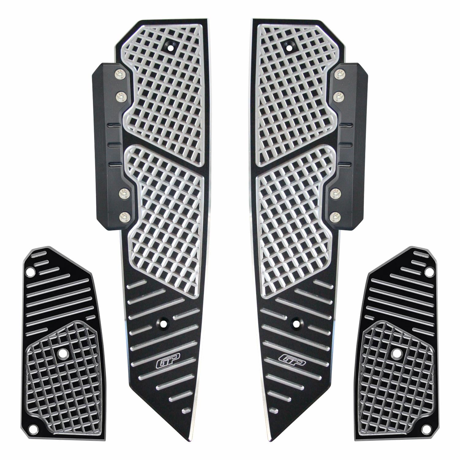 GP Kompozit Honda Forza 250 2018-2026 Uyumlu Basamak Alüminyum Gri