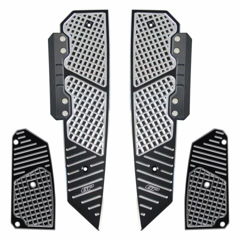 GP Kompozit Honda Forza 250 2018-2026 Uyumlu Basamak Alüminyum Gri