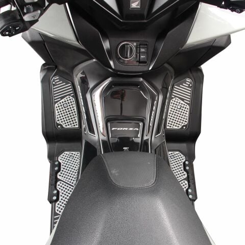 GP Kompozit Honda Forza 250 2018-2026 Uyumlu Basamak Alüminyum Gri