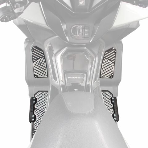 GP Kompozit Honda Forza 250 2018-2026 Uyumlu Basamak Alüminyum Gri