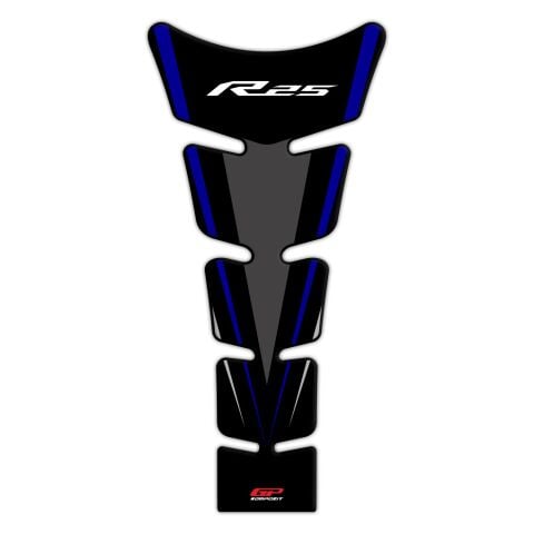 GP Kompozit Yamaha R25 2015-2018 Uyumlu Tank Pad Seti Mavi