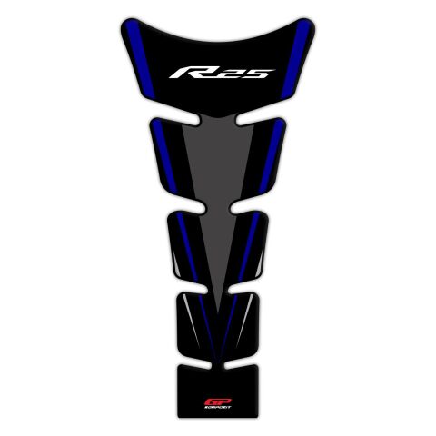 GP Kompozit Yamaha R25 2015-2018 Uyumlu Tank Pad Seti Mavi