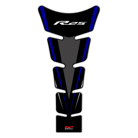 GP Kompozit Yamaha R25 2015-2018 Uyumlu Tank Pad Seti Mavi