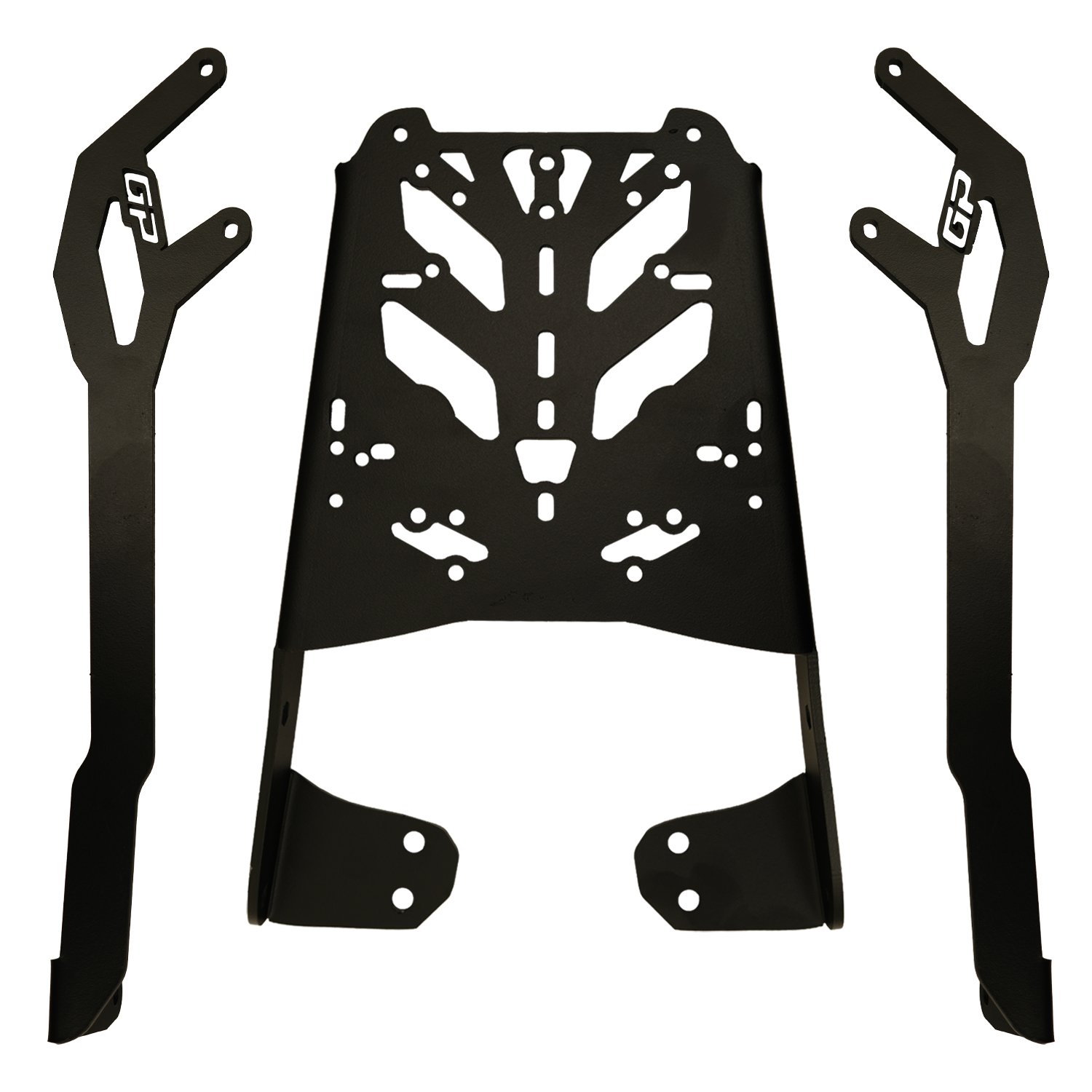 GP Kompozit Bajaj Pulsar NS 400 Z 2025 Uyumlu Arka Çanta Demiri Siyah