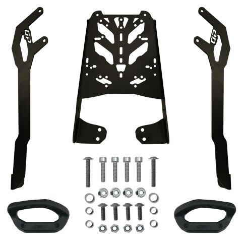 GP Kompozit Bajaj Pulsar NS 400 Z 2025 Uyumlu Arka Çanta Demiri Siyah