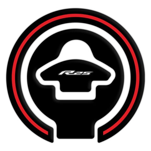 GP Kompozit Yamaha R25 2015-2018 Uyumlu Tank Pad Seti Kırmızı